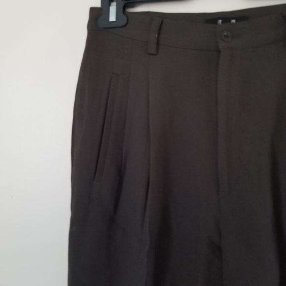 Philippe Adec Paris Vintage Trouser Forest Green Tailored fit Size 8 - Picture 3 of 6